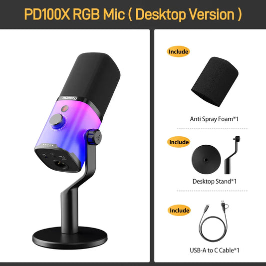 Moano PD100X RGB Review — Best Budget Mic for Streamers in Pakistan?
