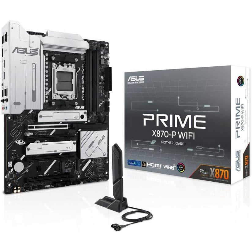 ASUS PRIME X870-P WiFi – AM5 DDR5 Motherboard with PCIe 5.0, USB4, and WiFi 7