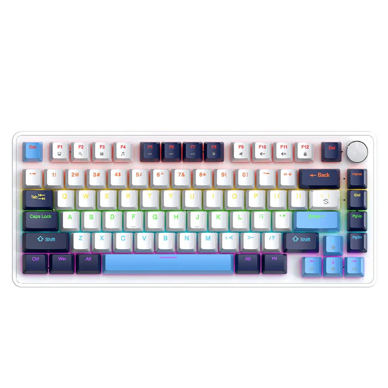 Apayado K82 RGB Mechanical Gaming Keyboard – Hot-Swappable, Wired – Black (Blue Switch)