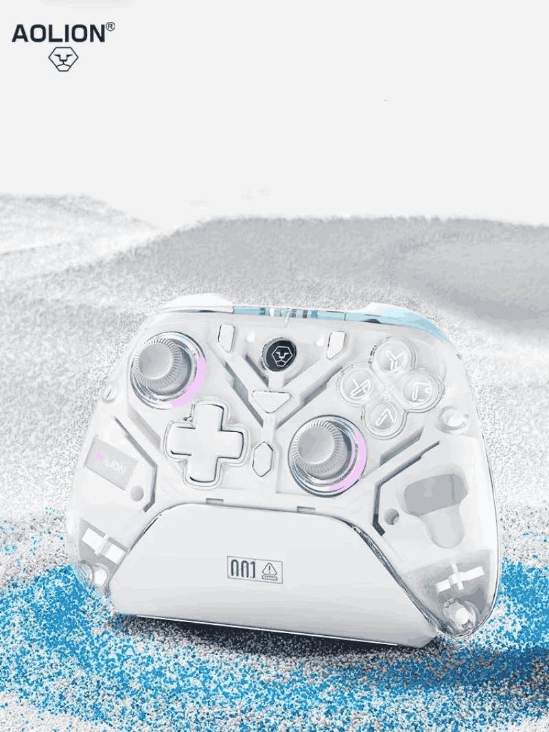 White Aolion K10 controller with charging dock