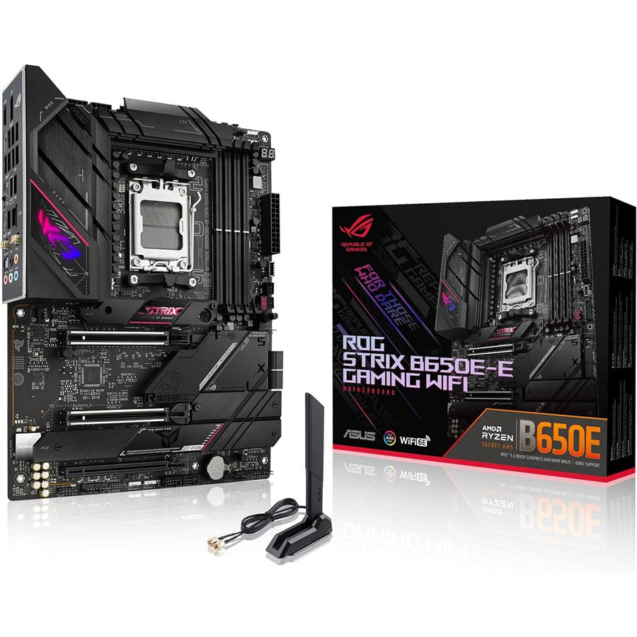ASUS ROG STRIX B650E – E AM5 DDR5 Gaming Motherboard with PCIe 5.0, USB-C, and WiFi 6E