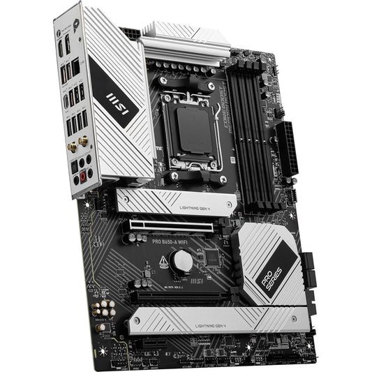 MSI PRO B650-A WiFi – AM5 DDR5 Motherboard with PCIe 4.0, WiFi 6E & USB 3.2 Gen 2
