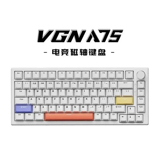 VGN A75 – Wired Magnetic Switch Gaming Keyboard with RGB & Hot-Swap Support