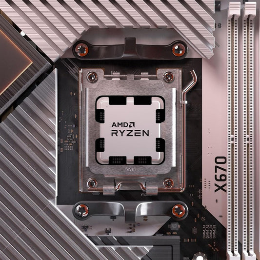AMD Ryzen 5 8400F 6-Core 12-Thread Desktop Processor (AM5, DDR5 Ready) - Tray Packing